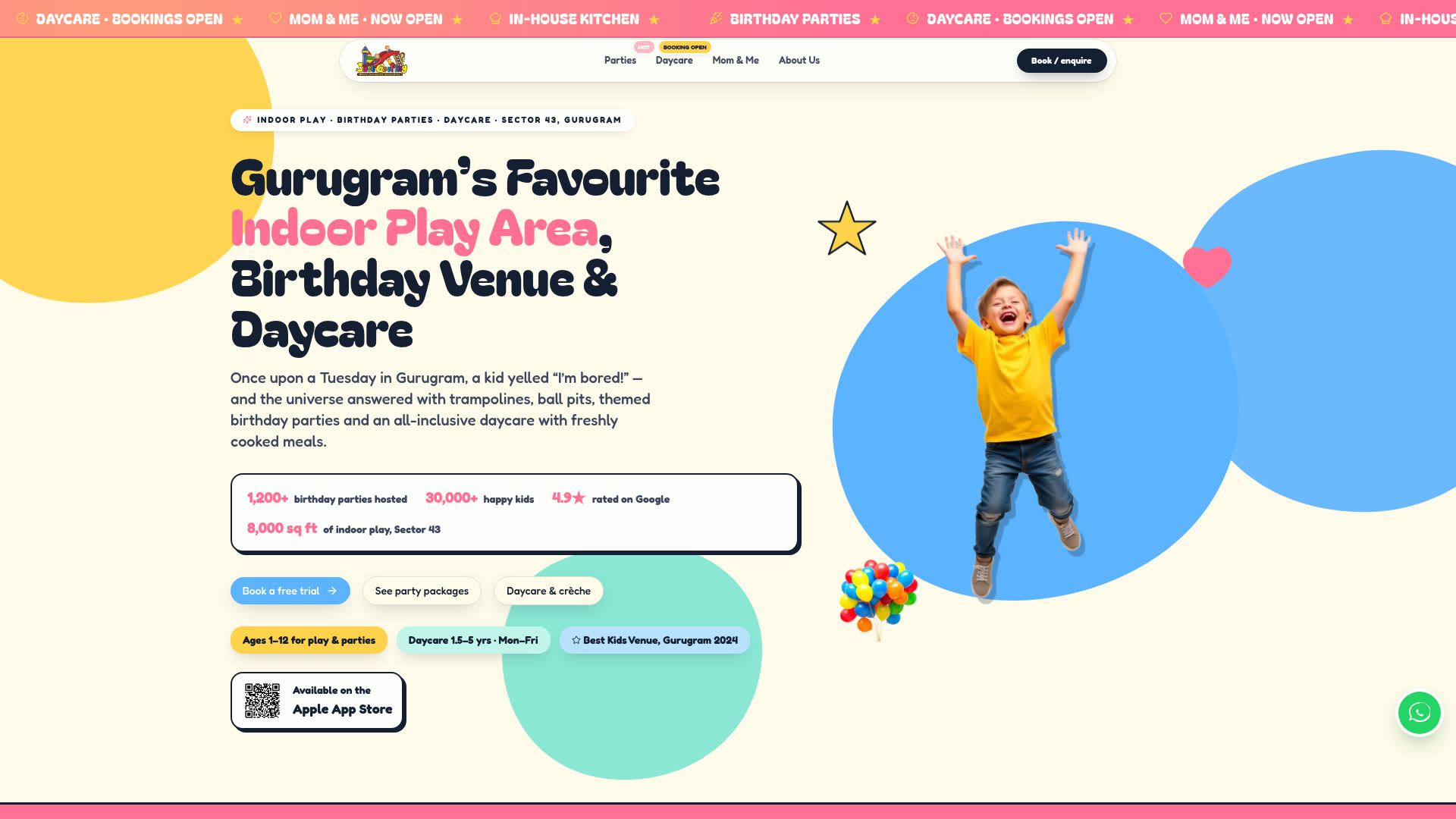 JustGoofing homepage